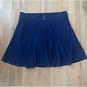 Title Nine navy blue A-line active mini skirt